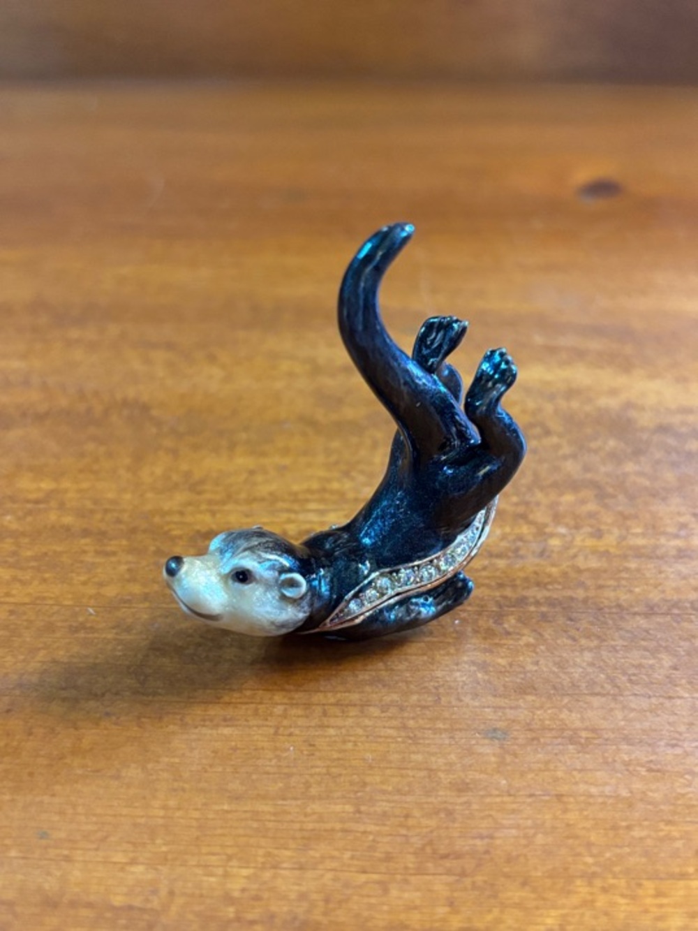 River Otter Miniature Trinket Box